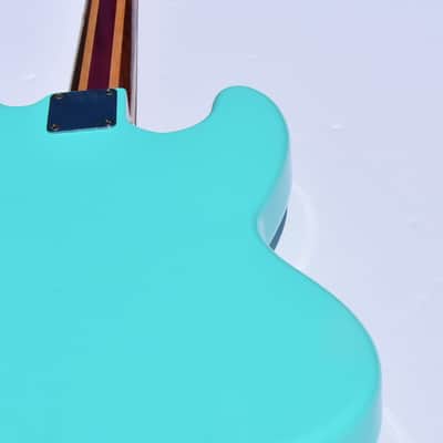 Ankh Instruments 35" scale,Left Hand, Jazz Bass, Bahama Green 2020 Bahama Green image 9