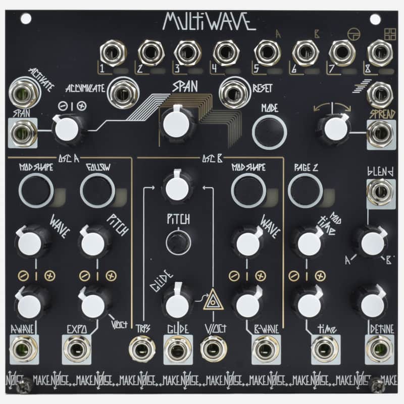 Make Noise MultiWAVE Eurorack 8-Channel Dual Wavetable Oscillator Module image 1