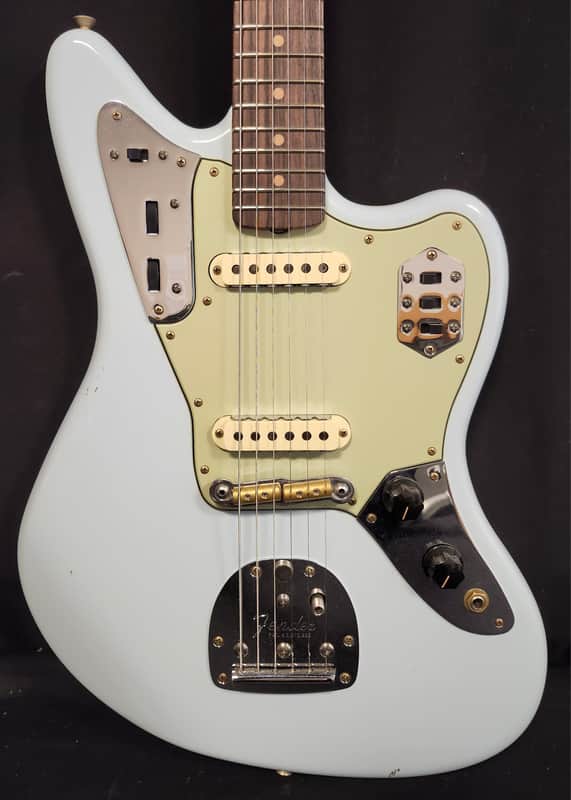 Mint Fender Custom Shop 1964 Jaguar Journeyman Relic, Faded Aged Sonic Blue, w/HSC 2024
