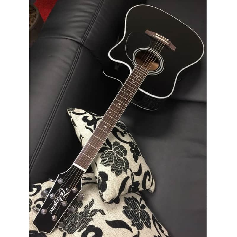 TAKAMINE EF341SC Dreadnought Legacy (Japan) Elektro-Akustik-Gitarre inkl. Koffer black