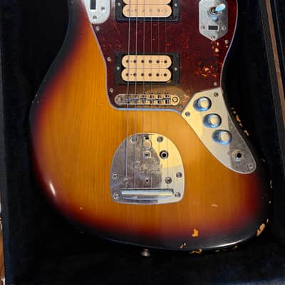 Fender Kurt Cobain Road Worn Jaguar 2012 - 2015 - 3-Color Sunburst image 3