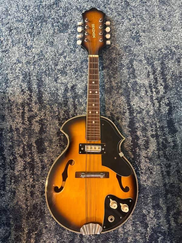 Granada Electric Mandolin, 1960's-70's, Sunburst (Reclamation Project) image 1