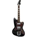 Silvertone 1478 Series Offset Bolt-On, Maple Top/ Gloss Black