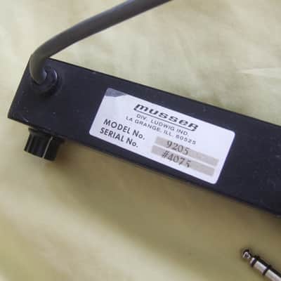 Musser Ampli-Pickup Vintage Pickup System By Jess Oliver 1960s Black image 2