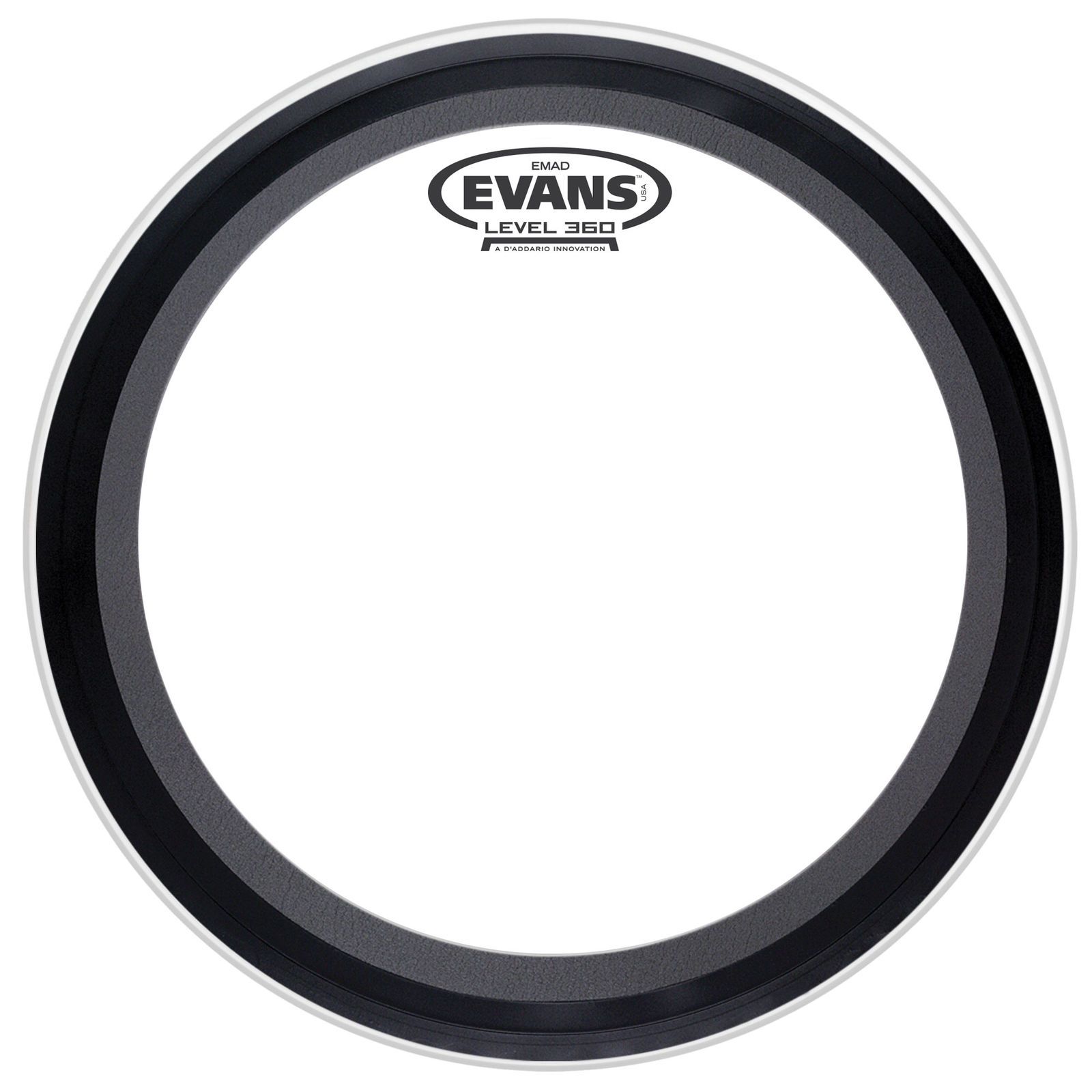Evans 26" EMAD Batter Bass Drum Head Coated Kick Muffler Ring USA BD26EMADCW* — main photograph