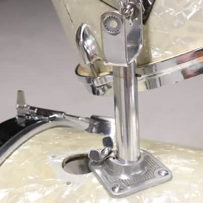 Gretsch Round Badge White Pearl 3pc Drum Kit Set Vintage 1960's image 6
