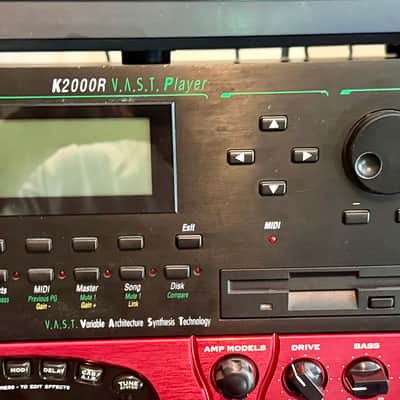 Kurzweil K2000R with Hard Drive, floppy's, and tons of sounds