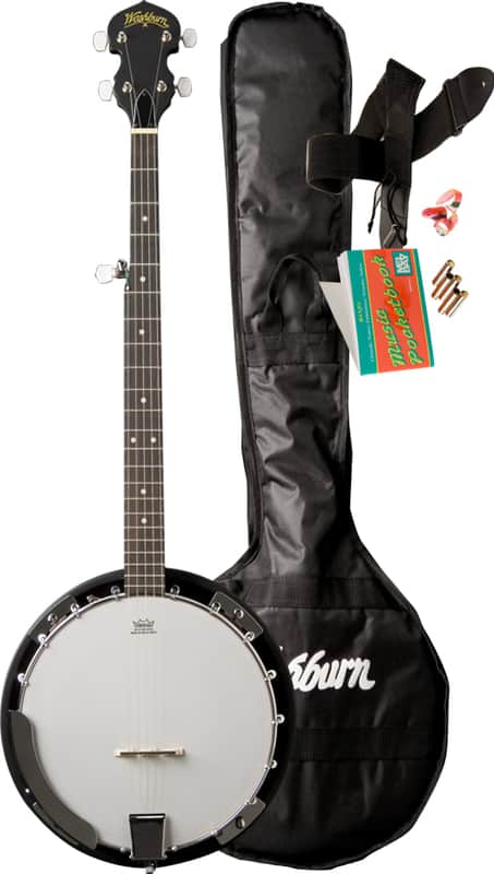 Washburn B8 Pack | Americana Series (5 String) Banjo Pack, Natural. New with Full Warranty! image 1