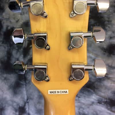 Johnson JG-50-NA Natural top Acoustic Chambered Thin Body Electric image 7
