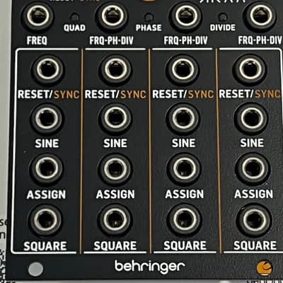 Behringer Four LFO Eurorack Module 2023 - Present - Black image 3