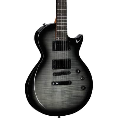 ESP LTD EC-200DX FM Electric Guitar, Charcoal Burst image 1