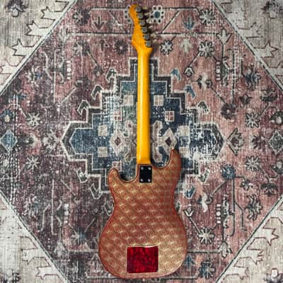 1963 Hofner 173 Vintage 3 Pickup Brokat Vinyl Made In Germany Electric Guitar W/ Original Hardshell Case! image 6