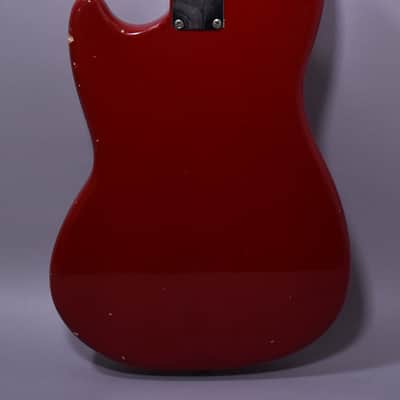 1965 Fender Mustang Dakota Red L-Series 'A' Neck w/OHSC image 3