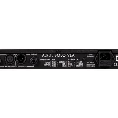 Art SOLO VLA | SINGLE-CHANNEL RACKMOUNT MULTI-VOICE TUBE OPTO/COMPRESSOR. New with Full Warranty! image 3