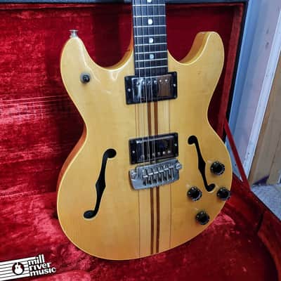 Aria Pro II SH-800 Semi Hollow Neck Through Electric Guitar Vintage MIJ 1980s image 1