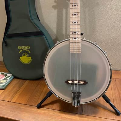 Deering Goodtime banjo ukulele 2020s - Natural blonde maple image 1