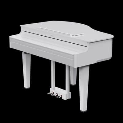 Roland GP-6 Home Grand Piano - Polished White image 3