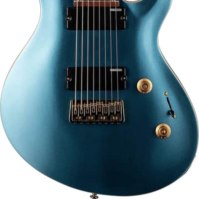 ESP LTD Javier Reyes JR208 Electric Guitar, 8-String, Pelham Blue image 2