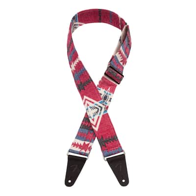 Fender 2" Zion Strap - Red Aztec image 1