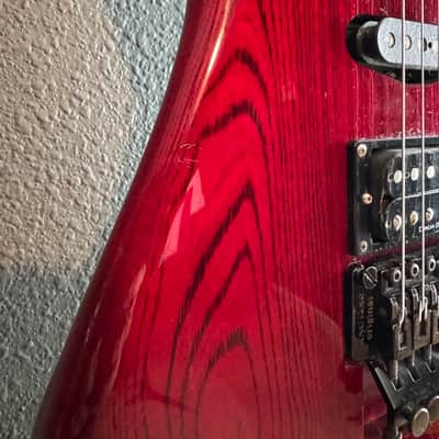 ESP Mirage 90's - See Thru Red image 7