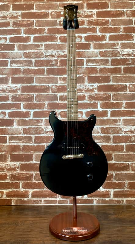 Gibson Custom 58 Les Paul Jr. DC VOS Black 2019 6lbs 9oz image 1