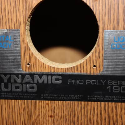 Dynamic Audio Pro Poly Series 1901 Speaker Woofer mar25 #D3 1901 1970-present image 5