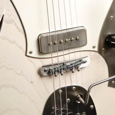 Novo Miris J Custom Mary Kaye White Electric Guitar image 6