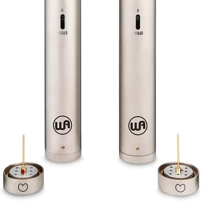 Warm Audio WA-84 Premium Stereo Package - Multi-pattern Small-diaphragm Condenser Microphone - Nickel image 2