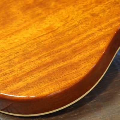 MINTY! 2008 Grosh Set Neck Custom Electric Guitar Trans Tiger Eye w/ Brazilian Board + OHSC image 16