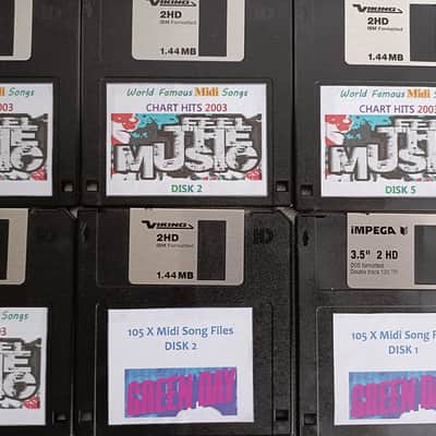 Midi Song Files - Retro Midi Songs Files Floppy Disk Collection image 11