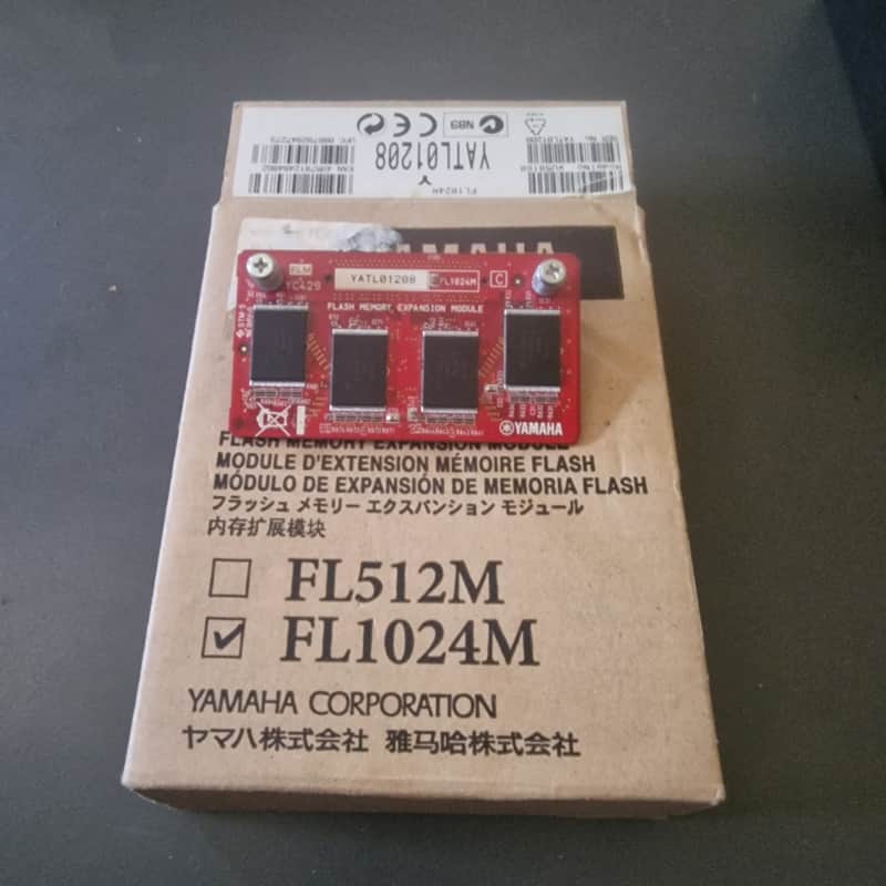 Yamaha Flash FL 1024M Memory Yamaha 1GB Flash Board For MOTIF XF TYROS4 in box image 1