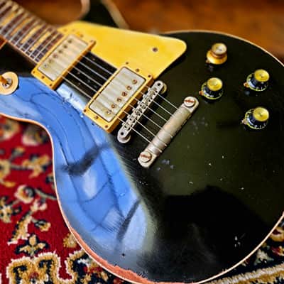 Gibson Custom Shop Les Paul ‘57 Tom Doyle "TIME MACHINE" #109 ~ R7/57 Black Goldtop “SUPER PREMIUM” - Historic Aged w/Doyle Coils TRU-CLONES ‘59 PAFs image 21