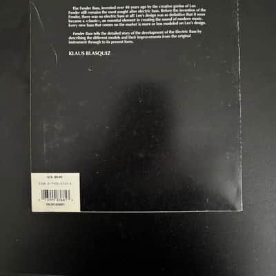 Fender Bass Guitar Book Fender Book 1990 - Klaus Blasquiz image 2