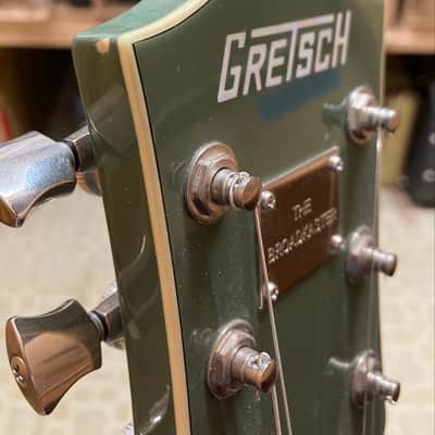 Gretsch 2020 G6659T Players Edition Broadcaster Jr. Two-Tone Smoke Green Made in Japan image 7
