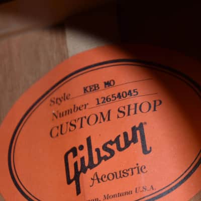 2014 Gibson Keb Mo Signature Bluesmaster Vintage Sunburst w/OHSC image 19