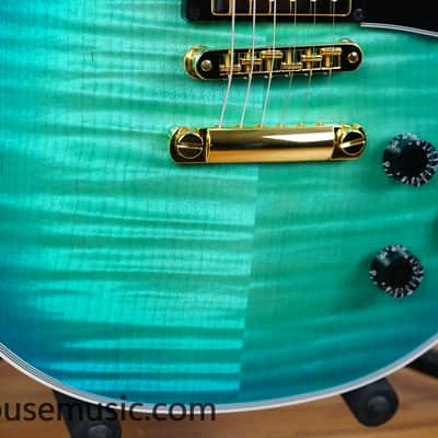 Gibson Custom Shop Dealer Select Les Paul Custom Figured – Opal Reef image 9