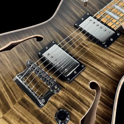 2026 Knaggs Chena Hollowbody Tier 1 Flame Top w Pale Moon Ebony Fretboard ~ Sand Dune Burst image 6