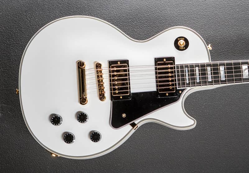 Epiphone "Inspired by Gibson Custom" Les Paul Custom - Alpine White image 1