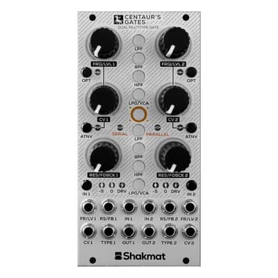 Shakmat Modular Centaur's Gates Eurorack Dual Multi-mode Filter/LPG/VCA Module image 1
