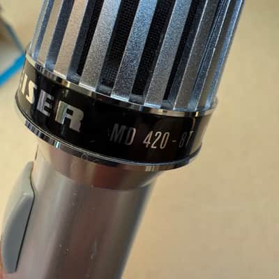Sennheiser MD 420 vintage microphone made in Germany with original box image 9