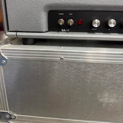 Diabolical Amplification DA-17 Hand Wired 17w Tube Guitar Head- Silver w/Emporer Road Case image 2