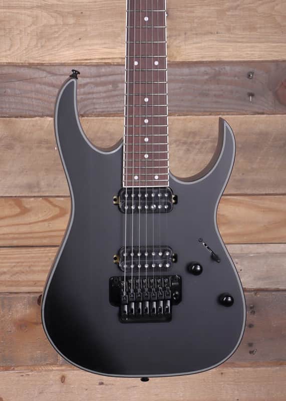 Immagine Ibanez RG7420EX 7-String Electric Guitar Black Flat - 1