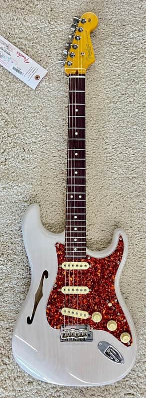 Fender Ltd. Edition American Professional II Stratocaster Thinline White Blonde image 1