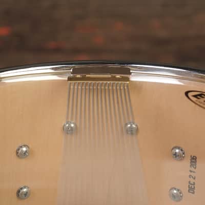 DW 6x10" Collector's Series Snare Drum - Candy Blue Azure Burst over Mapa Burl Exotic Veneer - Carl Allen image 7