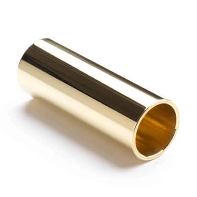 Dunlop 222 Brass Guitar Slide Medium Wall, Size Medium image 1