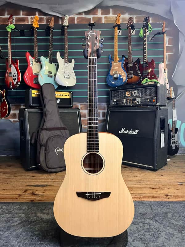 Faith Naked Saturn FKS Satin Natural 2020 Dreadnought Acoustic Guitar image 1