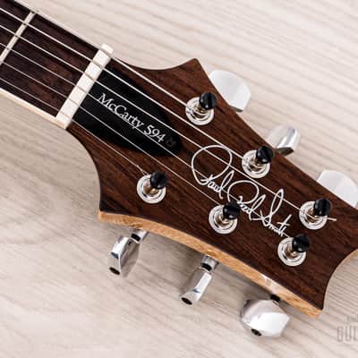 2018 Paul Reed Smith Wood Library McCarty 594 10 Top Obsidian Korina & Brazilian Rosewood w/ Case, Tags image 4