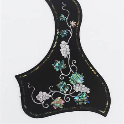Rosewood Acoustic Guitar Pickguard with Abalone Grapes Top image 1