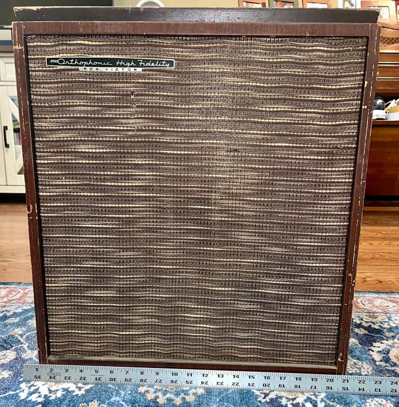 RCA All-Tube 85 Watt Victor Victrola HFP Orthophonic Hifi - Natural, Brown - Working Tube Power
