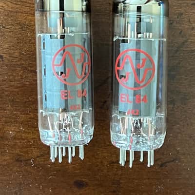 JJ Electronic EL84 Power Tube Apex Matched Pair 2010s - Clear Glass image 4